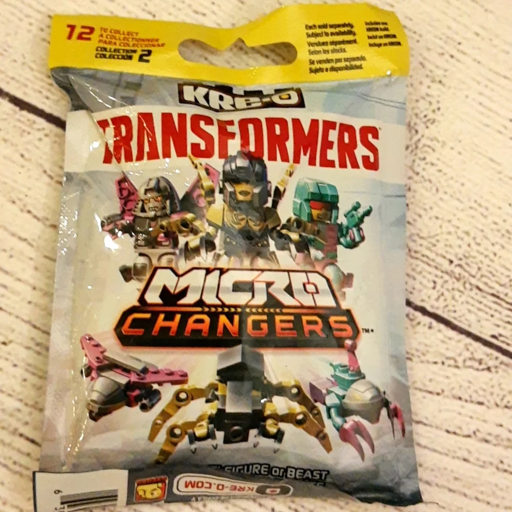 Authentic Hasbro KRE-O TRANSFORMERS Micro Changers Combiners 2013, 3 Packs